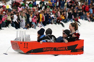 Cardboard Box Derby Tag